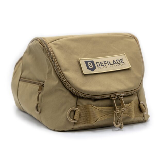 DEF Helmet Bag Tan 01, Riot Helmet Bag